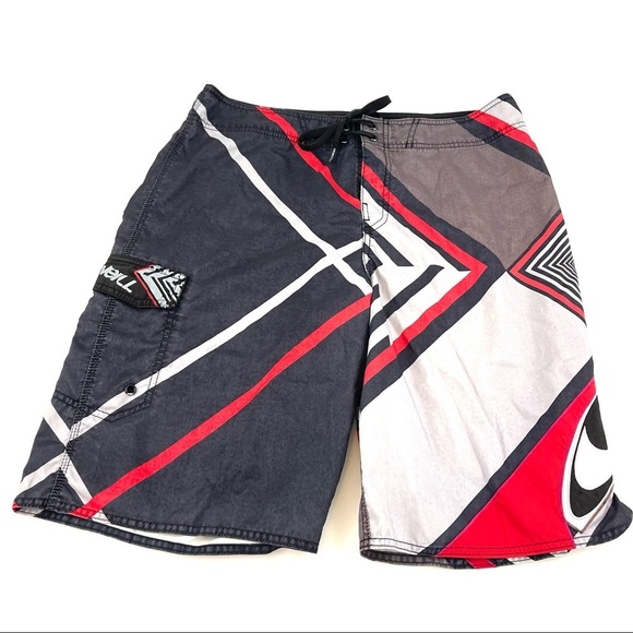 O'Neill Other - O’Neil Men’s Black Red Board Shorts 36